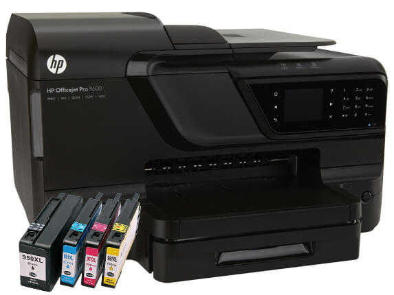εκτυπωτής HP με συμβατά μελάνια 950-951xl multipack