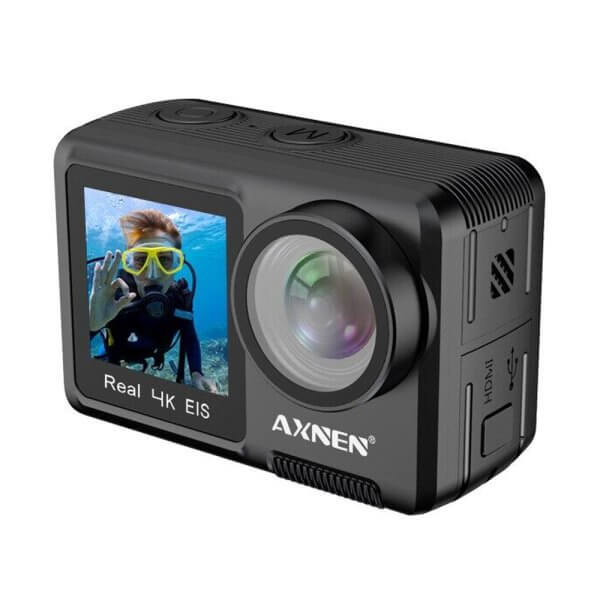 axnen ax8 action camera 4k 20mp waterproof remote control