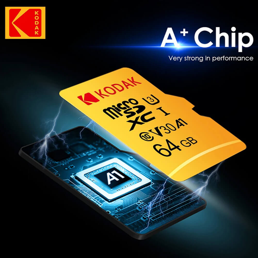 kodak 64gb micro sdxc card v3 u3