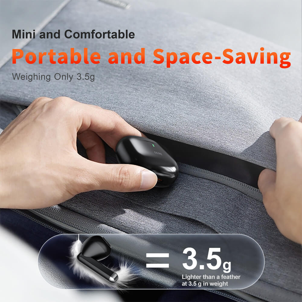 QERE E28 TWS BLUETOOTH EARPHONES BLACK LIGHT WEGHT