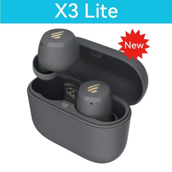 Edifier X3 LITE tws bluetooth earbuds gray