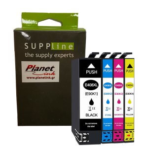 planetink 408xl multipack bk-c-m-y symvato 117ml for epson