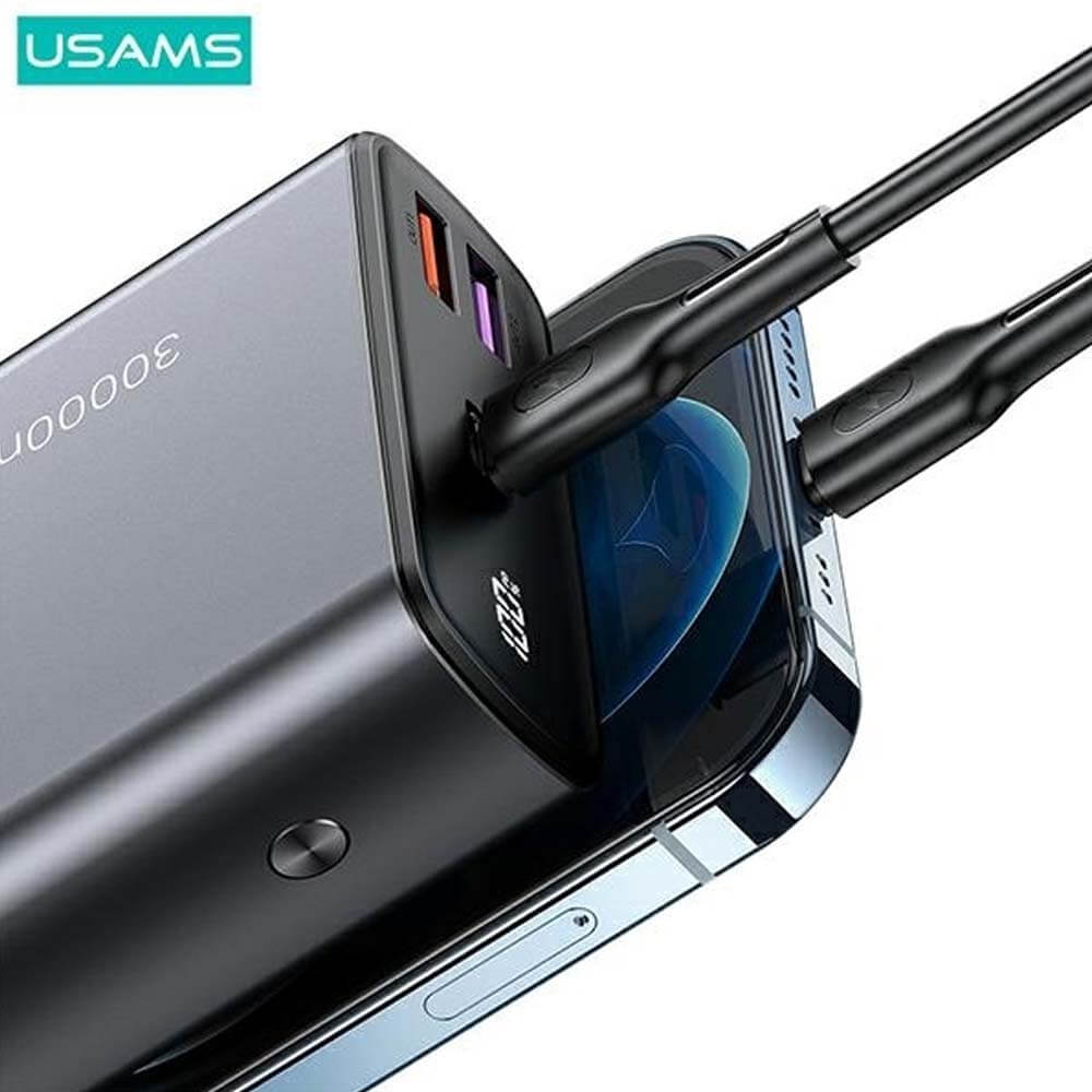 Usams AT powerbank us-cd185 PB68 3000ΜΑΗ 2 usb 1 typeC ports