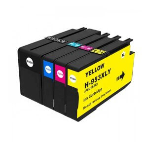 premium paketo symvaton melanion inkjet hp 128ml pollaplo