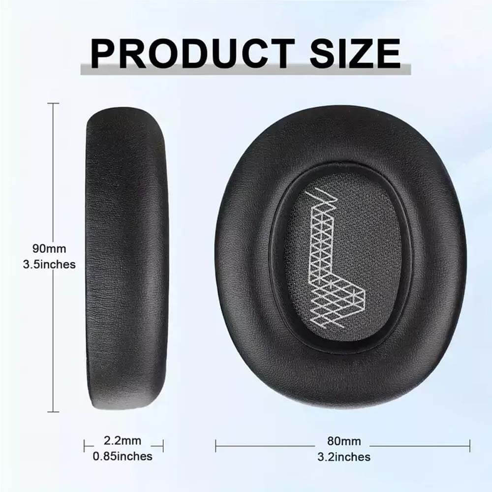 JBL LIVE 650BT 660NC EARPADS SET BLACK MAXILARAKIA ANTALLAKTIKA SIZE