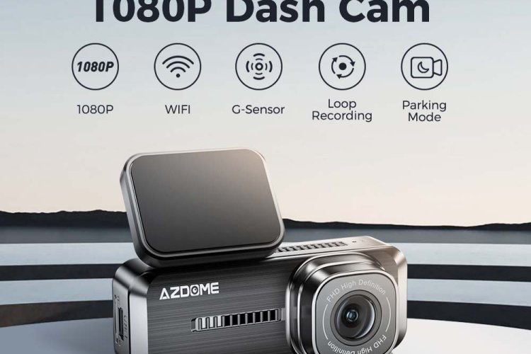 AZDOME M200 DASH CAMERA DVR 1080P FHD WIFI